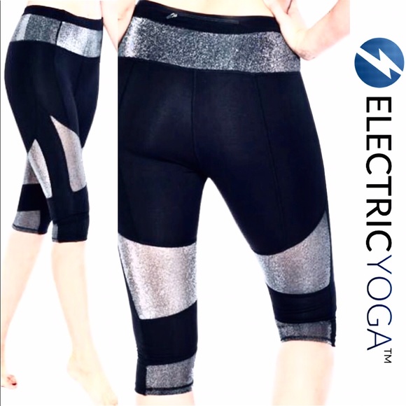 Electric Yoga Pants - Reserved HP🏆NWT Electric Yoga Cool Up Glitter